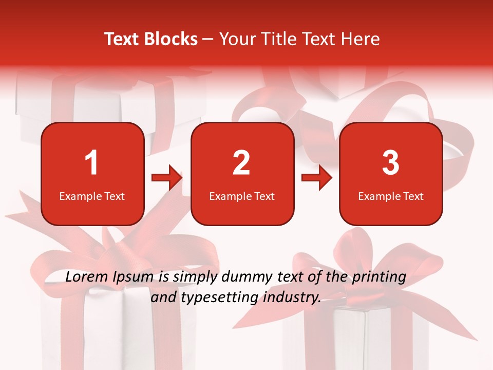 Free Vector Gift PowerPoint Template