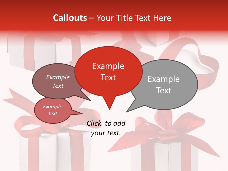 Free Vector Gift PowerPoint Template