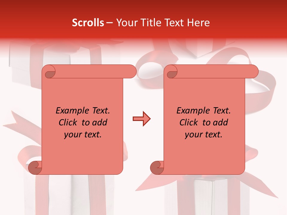 Free Vector Gift PowerPoint Template