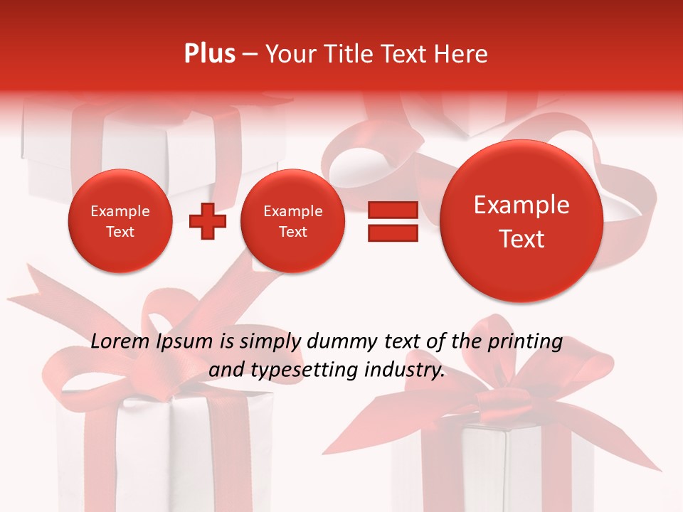 Free Vector Gift PowerPoint Template