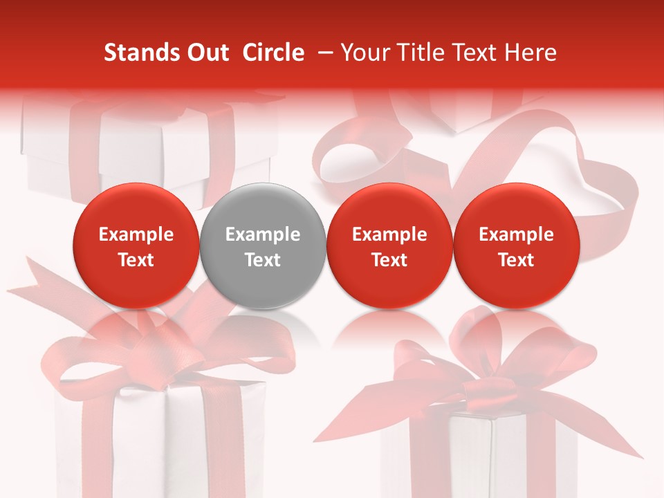 Free Vector Gift PowerPoint Template