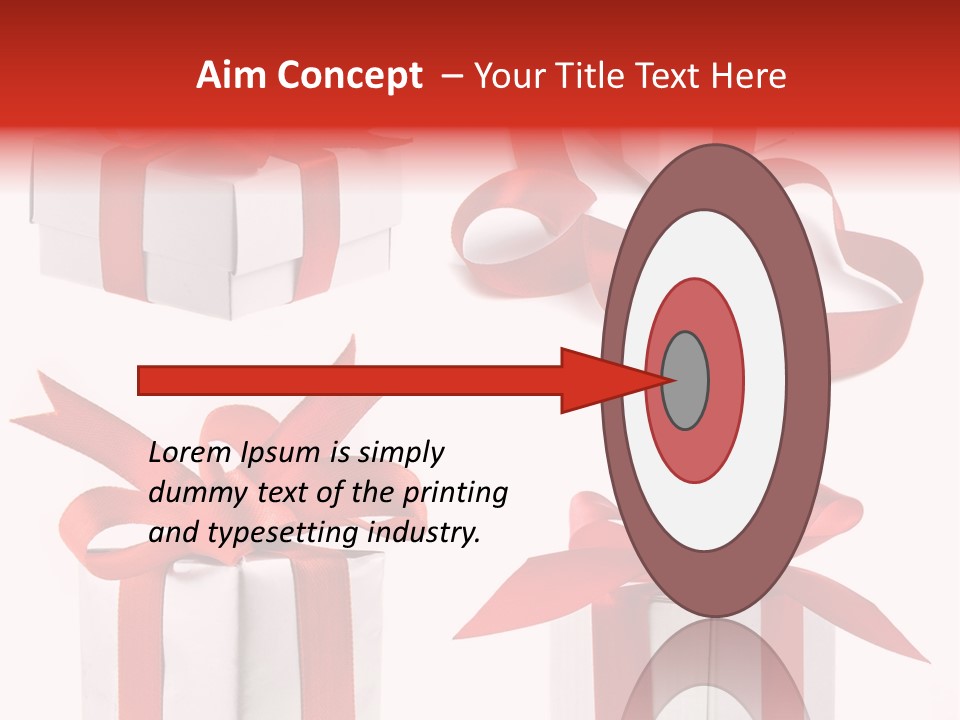 Free Vector Gift PowerPoint Template