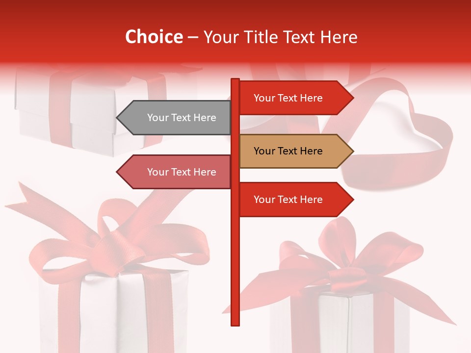 Free Vector Gift PowerPoint Template
