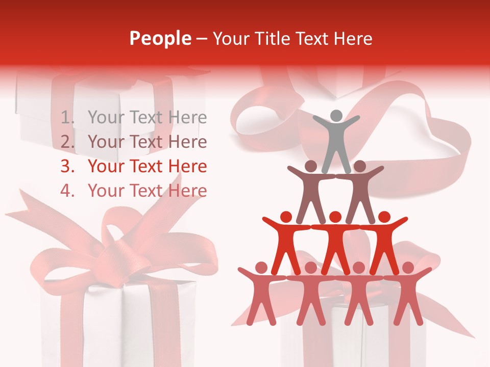 Free Vector Gift PowerPoint Template