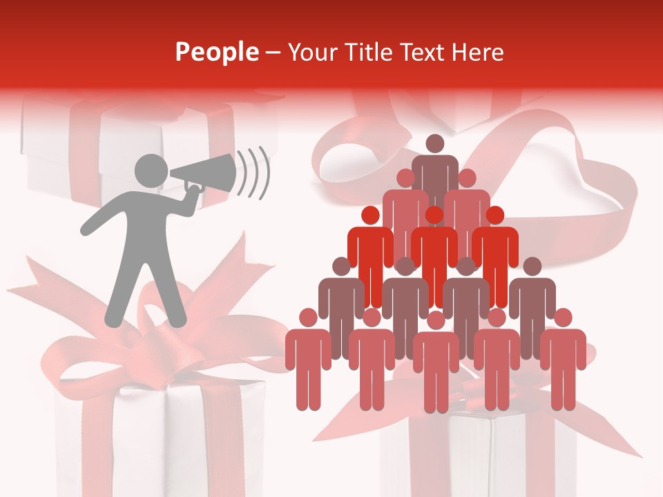Free Vector Gift PowerPoint Template