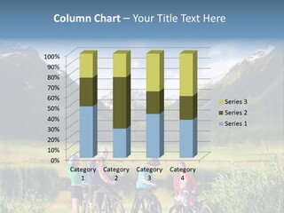 Biking In Mountains PowerPoint Template