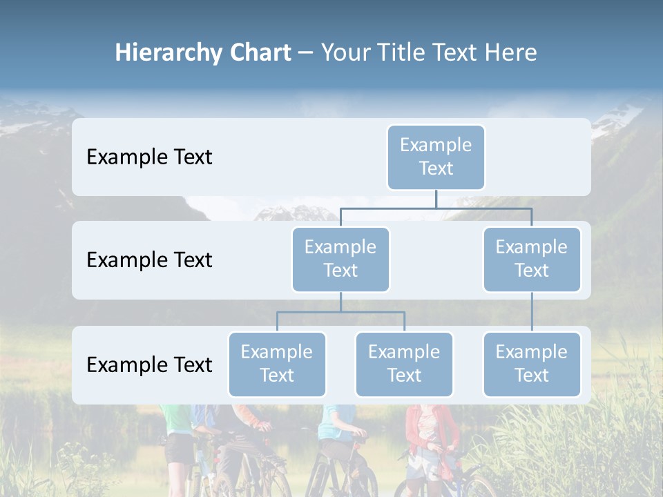 Biking In Mountains PowerPoint Template