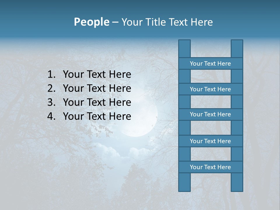Moonlight Night PowerPoint Template