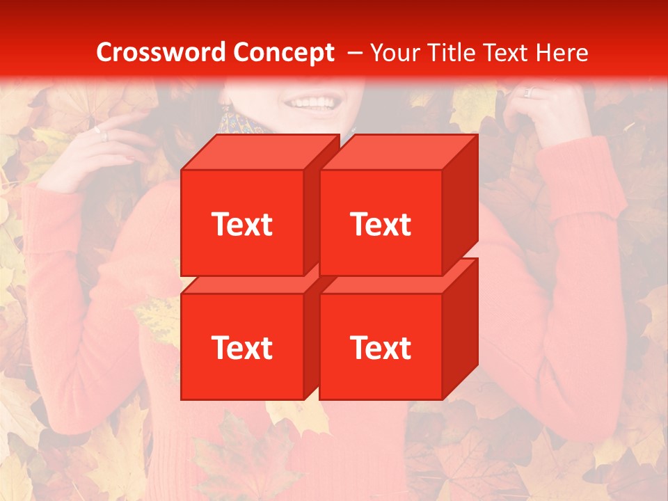 Maple Orange Teen PowerPoint Template