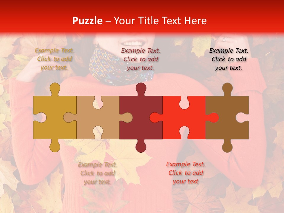 Maple Orange Teen PowerPoint Template