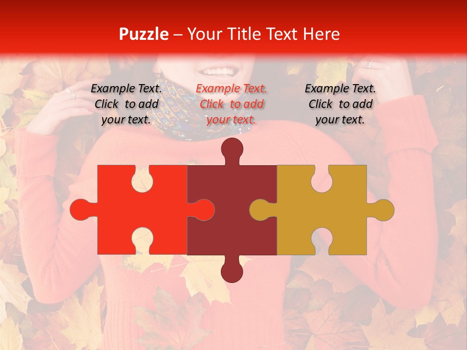 Maple Orange Teen PowerPoint Template