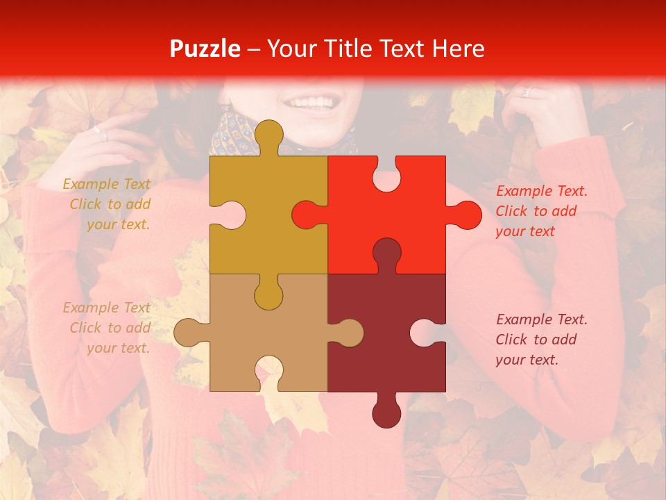 Maple Orange Teen PowerPoint Template