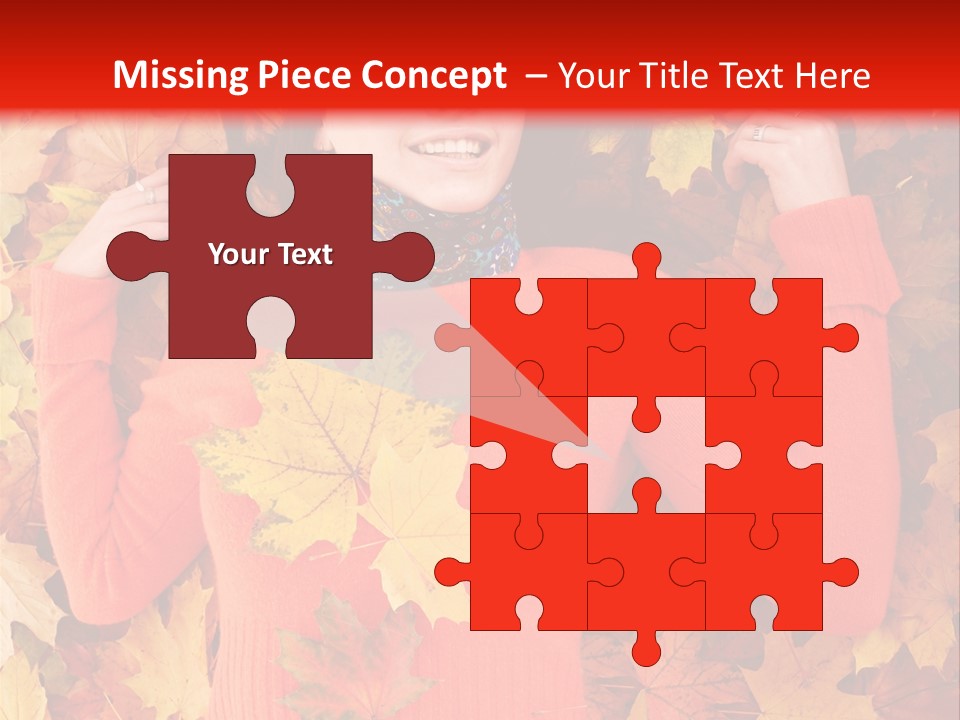 Maple Orange Teen PowerPoint Template