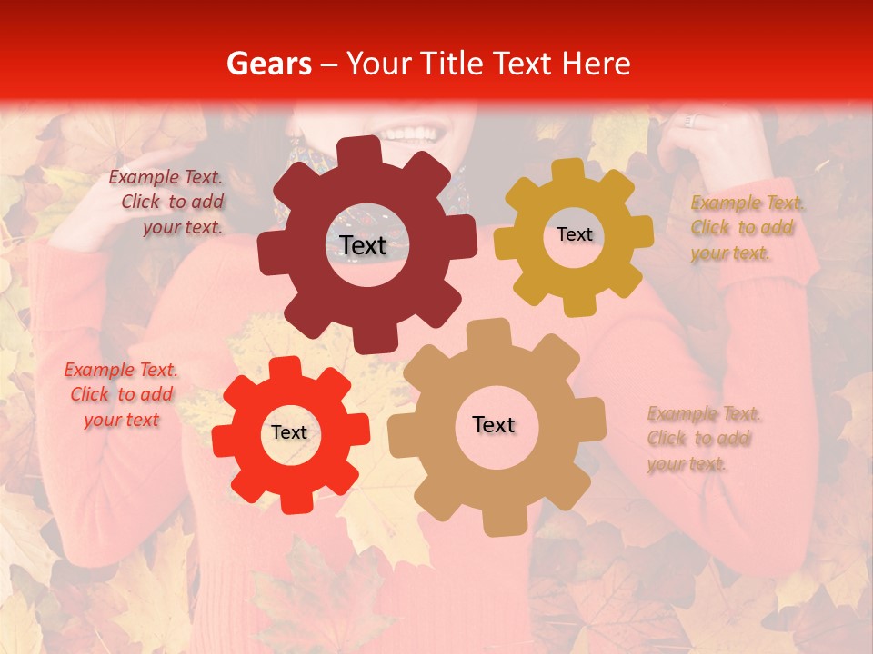 Maple Orange Teen PowerPoint Template