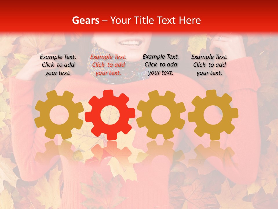 Maple Orange Teen PowerPoint Template