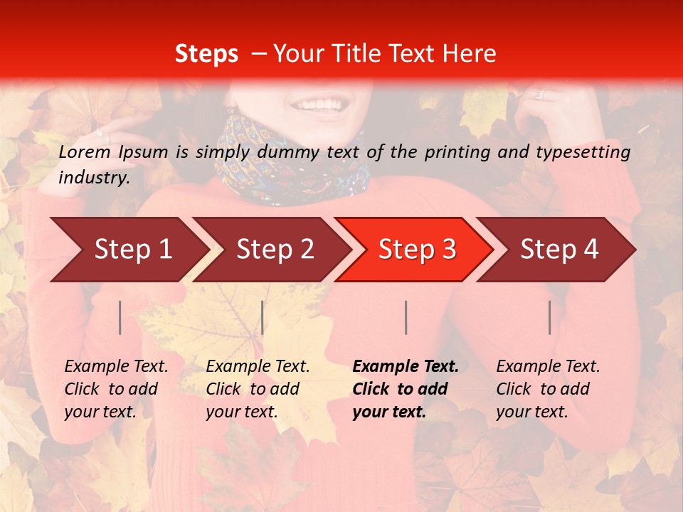 Maple Orange Teen PowerPoint Template