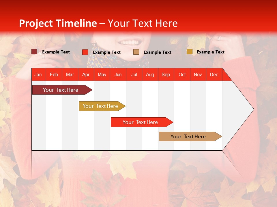 Maple Orange Teen PowerPoint Template