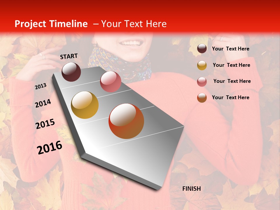 Maple Orange Teen PowerPoint Template