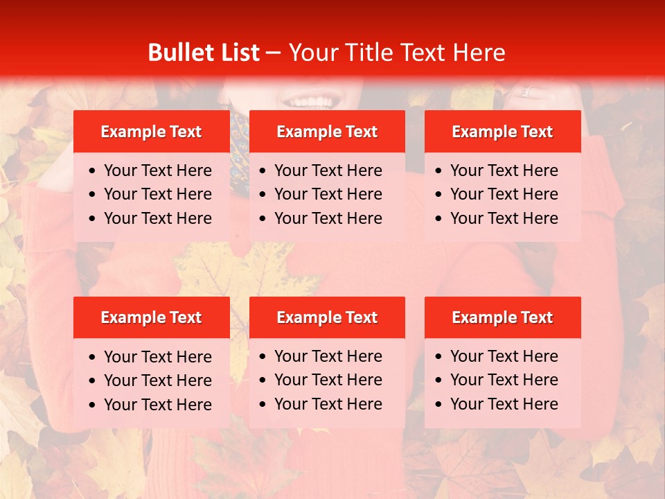 Maple Orange Teen PowerPoint Template