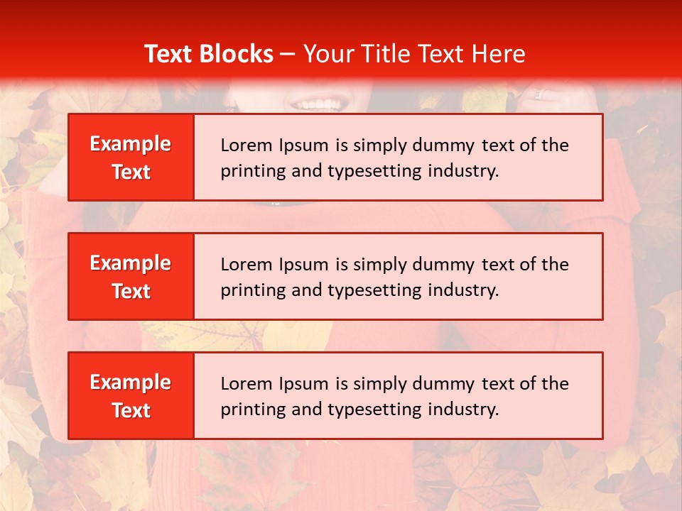 Maple Orange Teen PowerPoint Template