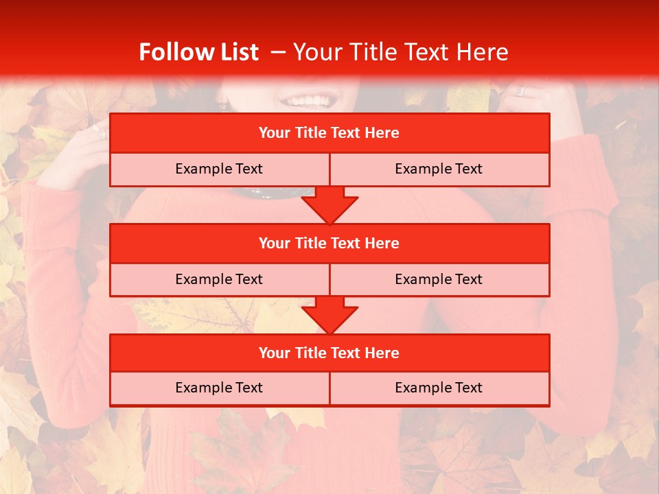 Maple Orange Teen PowerPoint Template