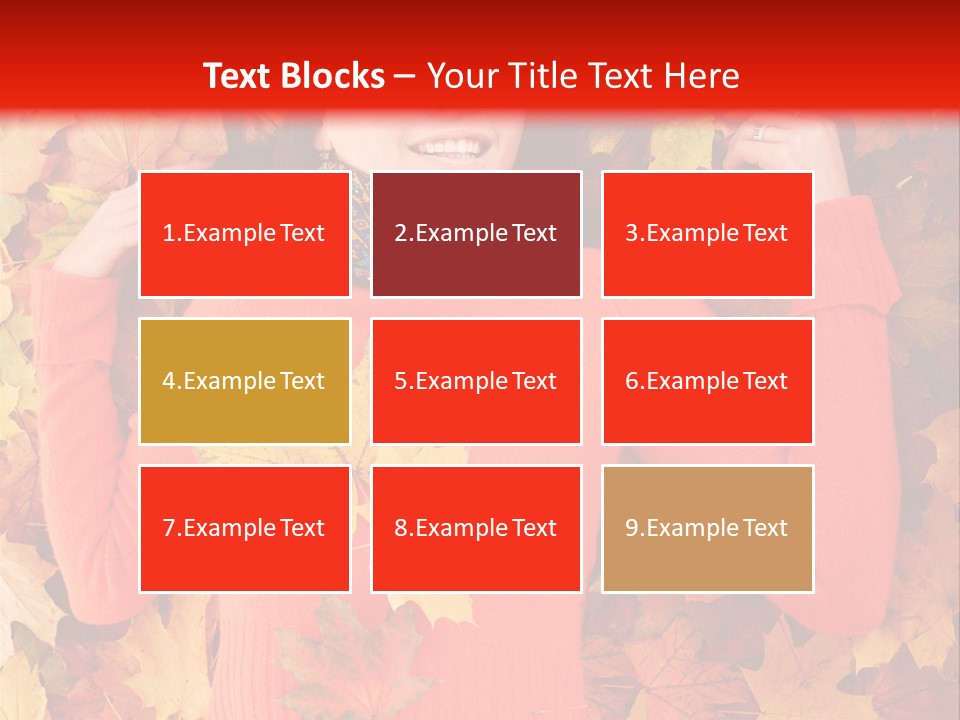 Maple Orange Teen PowerPoint Template