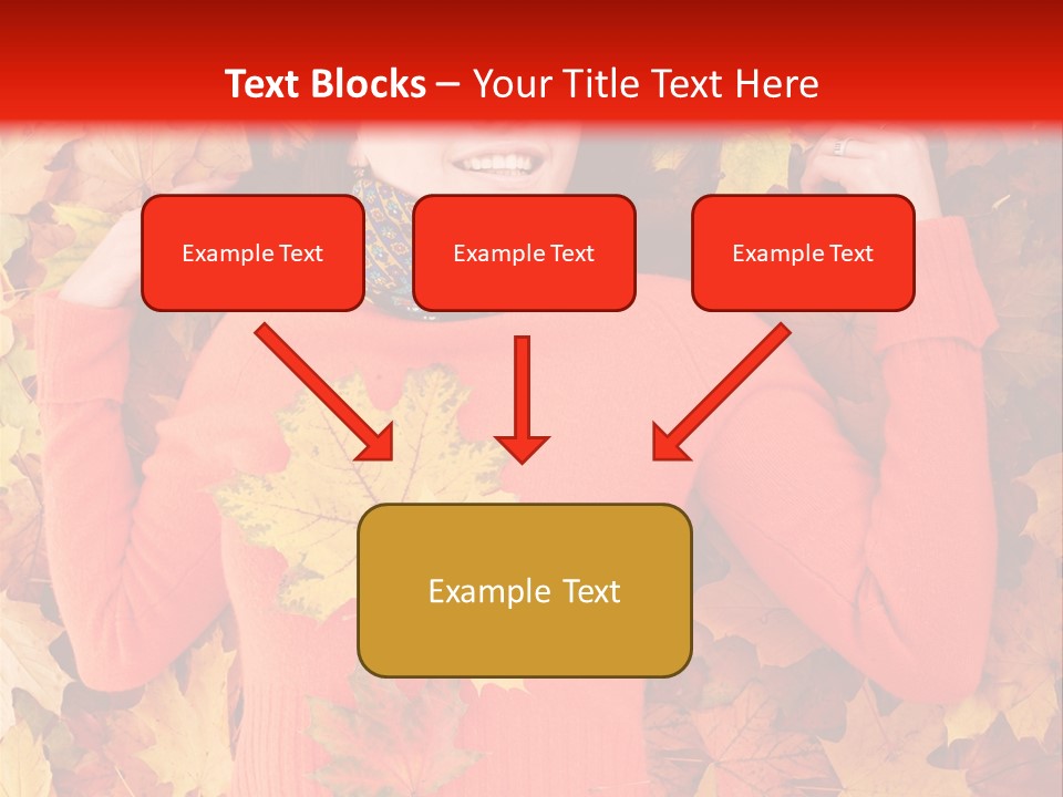 Maple Orange Teen PowerPoint Template