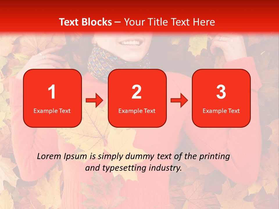 Maple Orange Teen PowerPoint Template