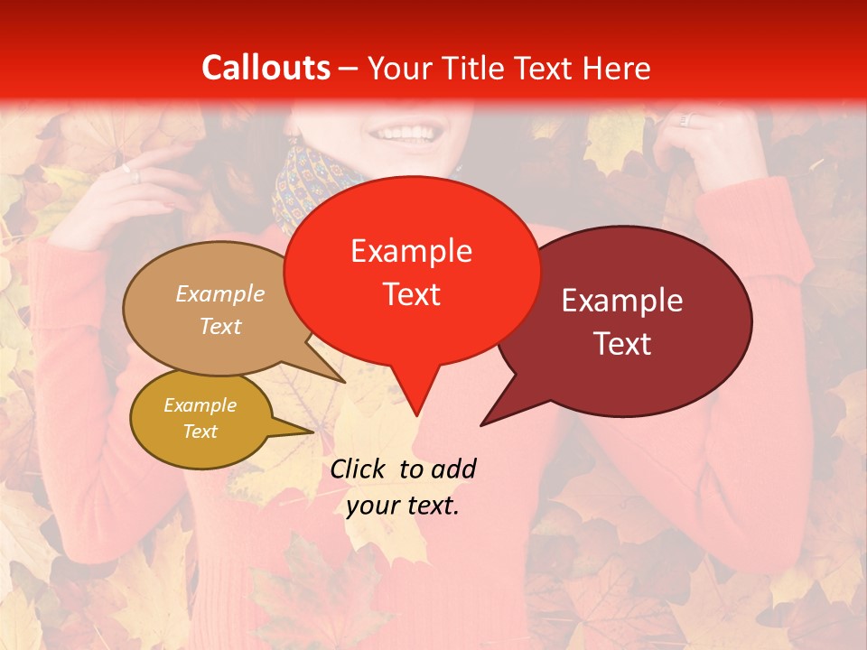 Maple Orange Teen PowerPoint Template