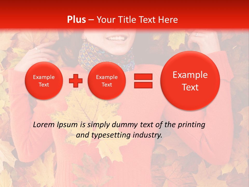 Maple Orange Teen PowerPoint Template