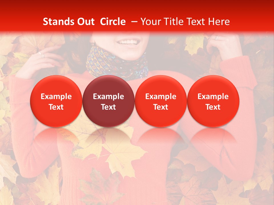 Maple Orange Teen PowerPoint Template