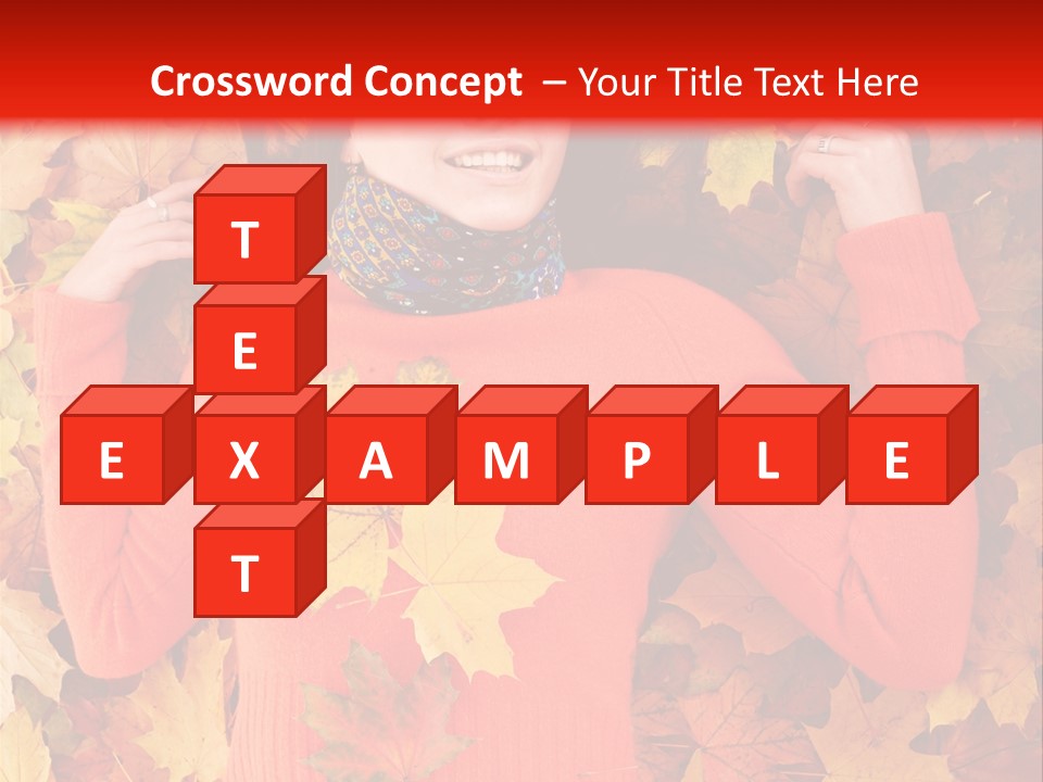 Maple Orange Teen PowerPoint Template