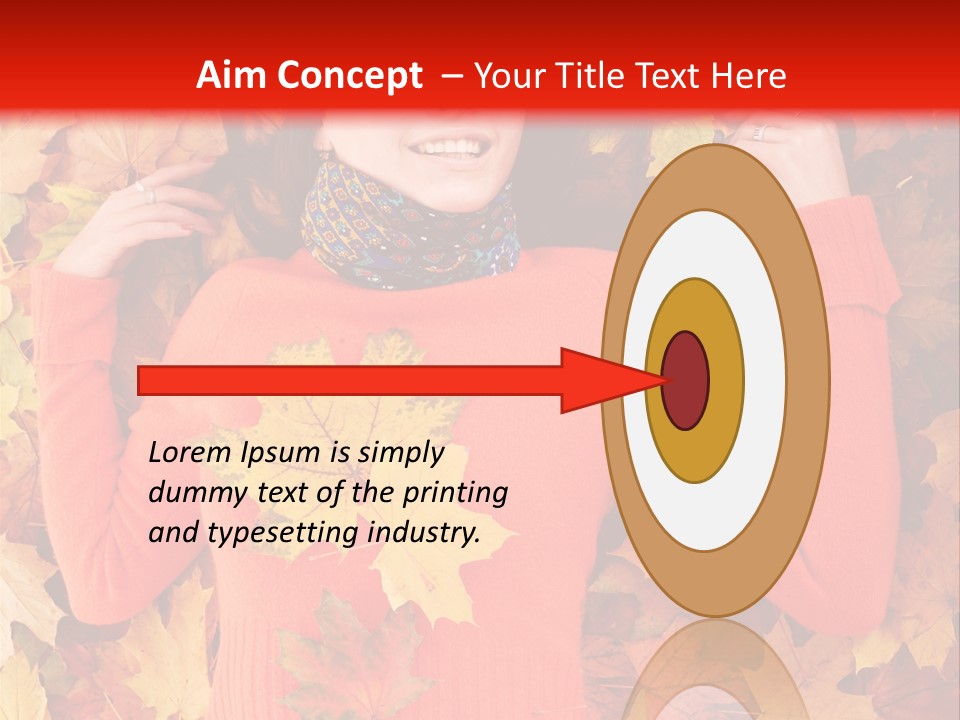 Maple Orange Teen PowerPoint Template