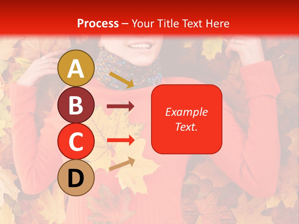 Maple Orange Teen PowerPoint Template