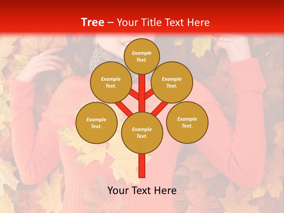 Maple Orange Teen PowerPoint Template