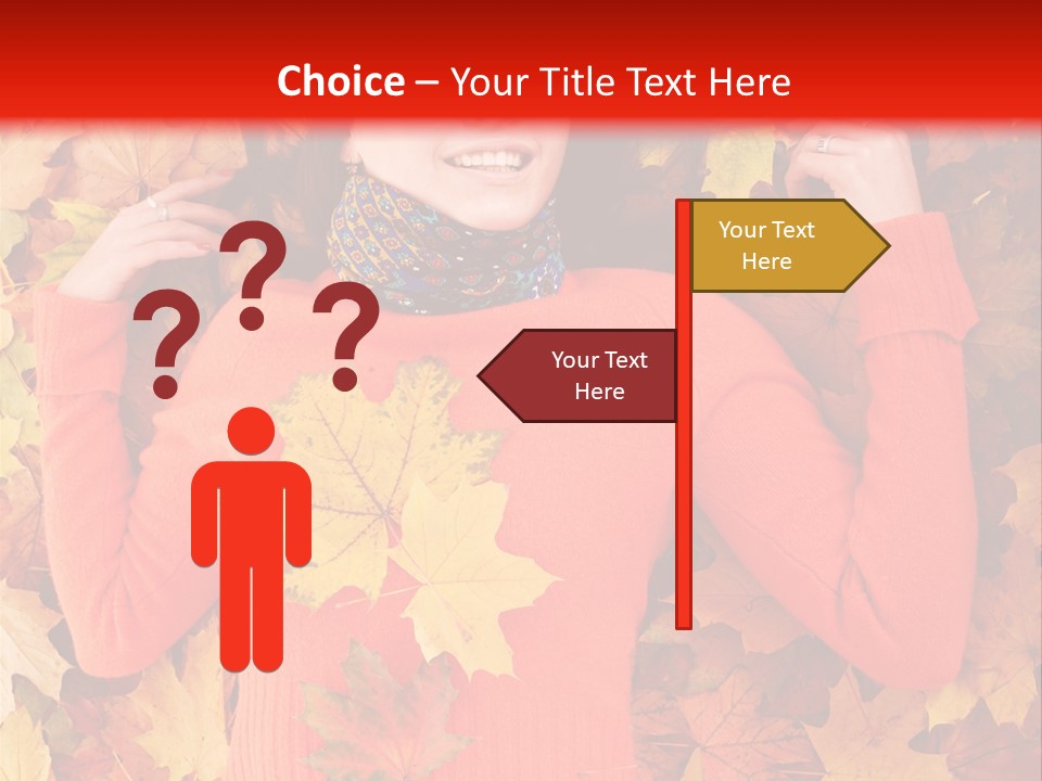 Maple Orange Teen PowerPoint Template