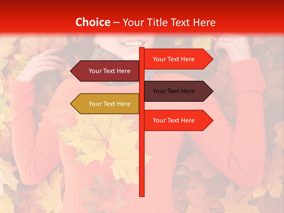 Maple Orange Teen PowerPoint Template