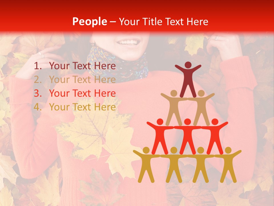 Maple Orange Teen PowerPoint Template