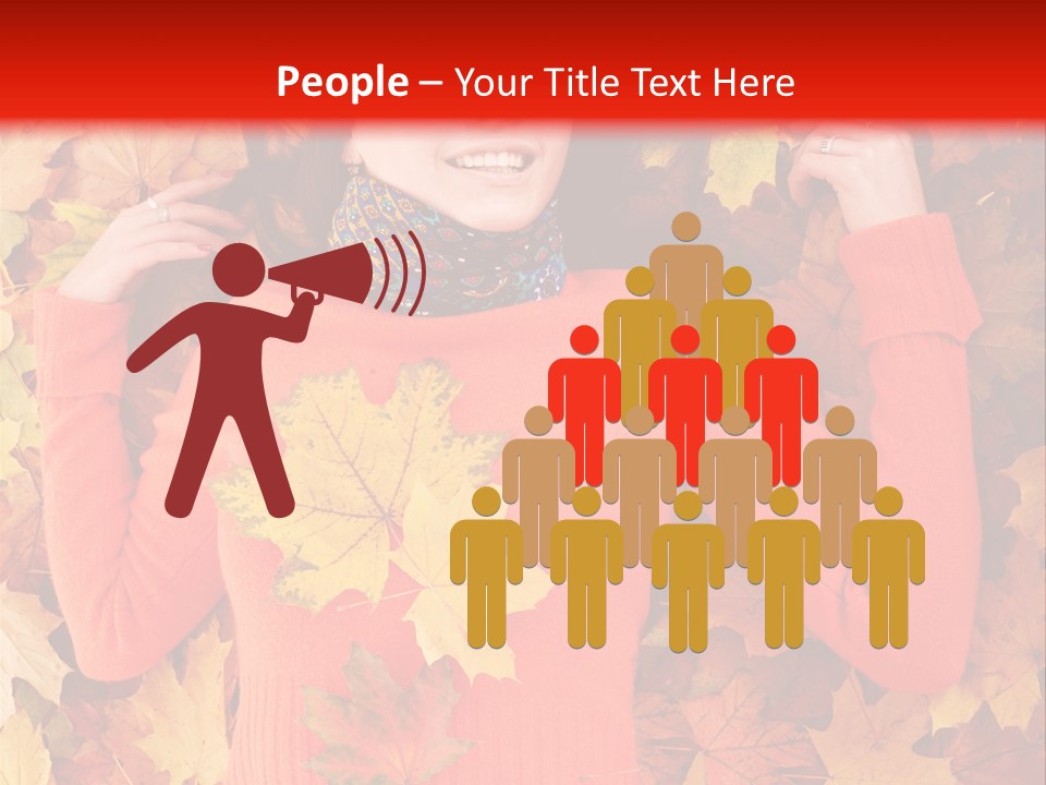 Maple Orange Teen PowerPoint Template