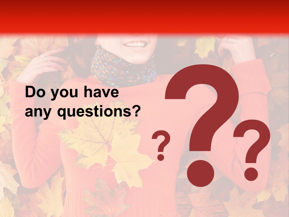 Maple Orange Teen PowerPoint Template