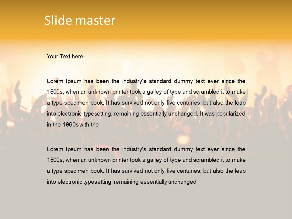 Rock Concert PowerPoint Template