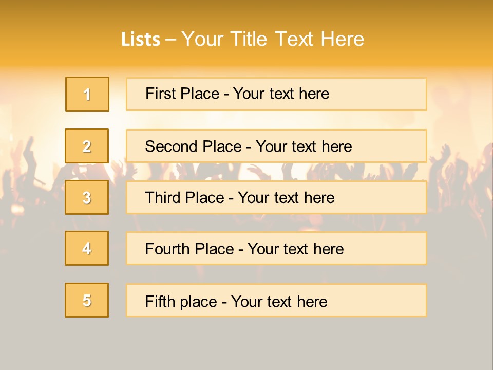 Rock Concert PowerPoint Template