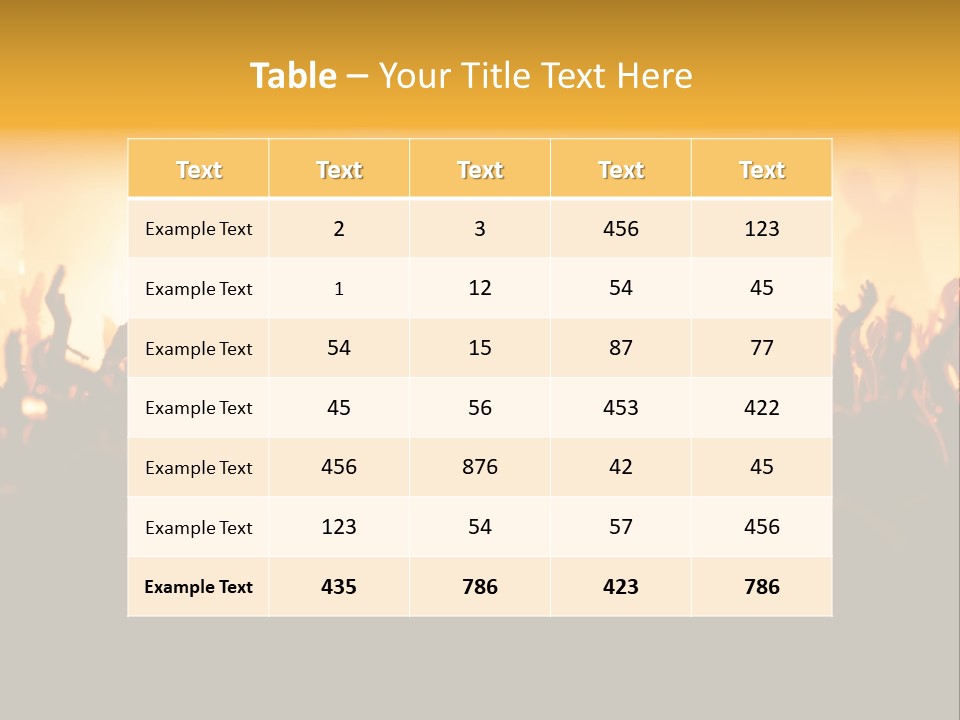 Rock Concert PowerPoint Template