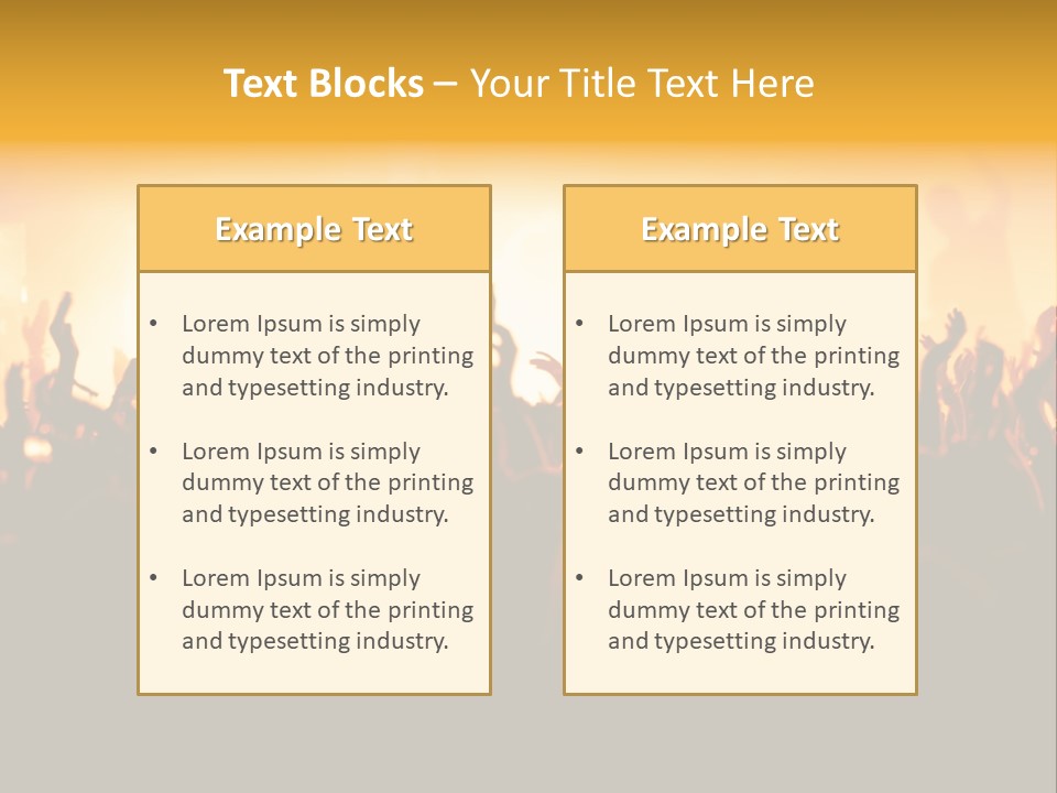 Rock Concert PowerPoint Template