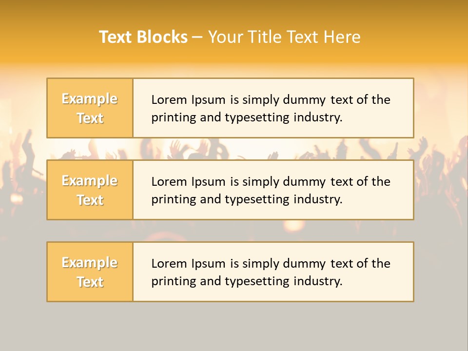 Rock Concert PowerPoint Template