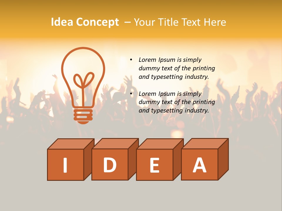 Rock Concert PowerPoint Template