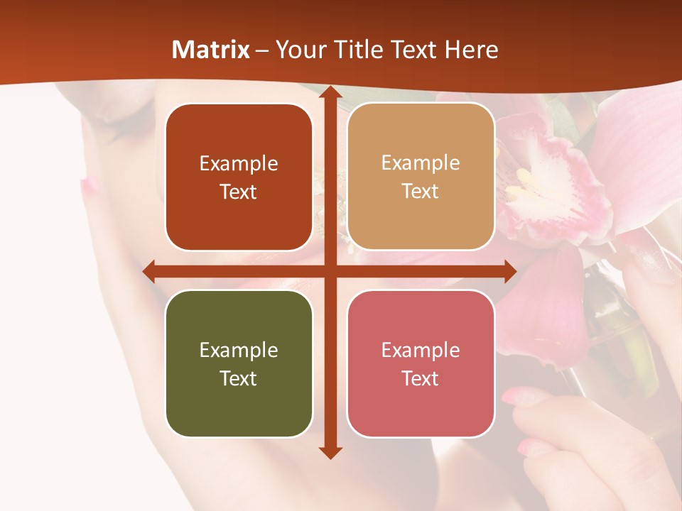 Nature Clean Orchid PowerPoint Template