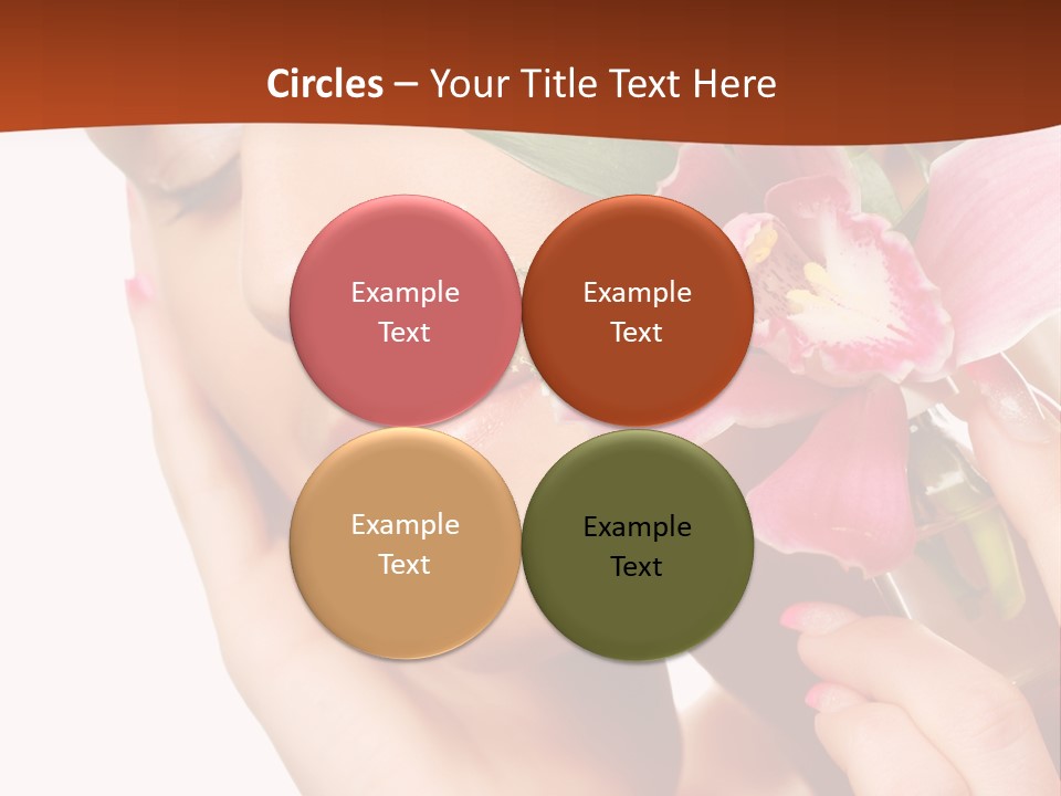 Nature Clean Orchid PowerPoint Template