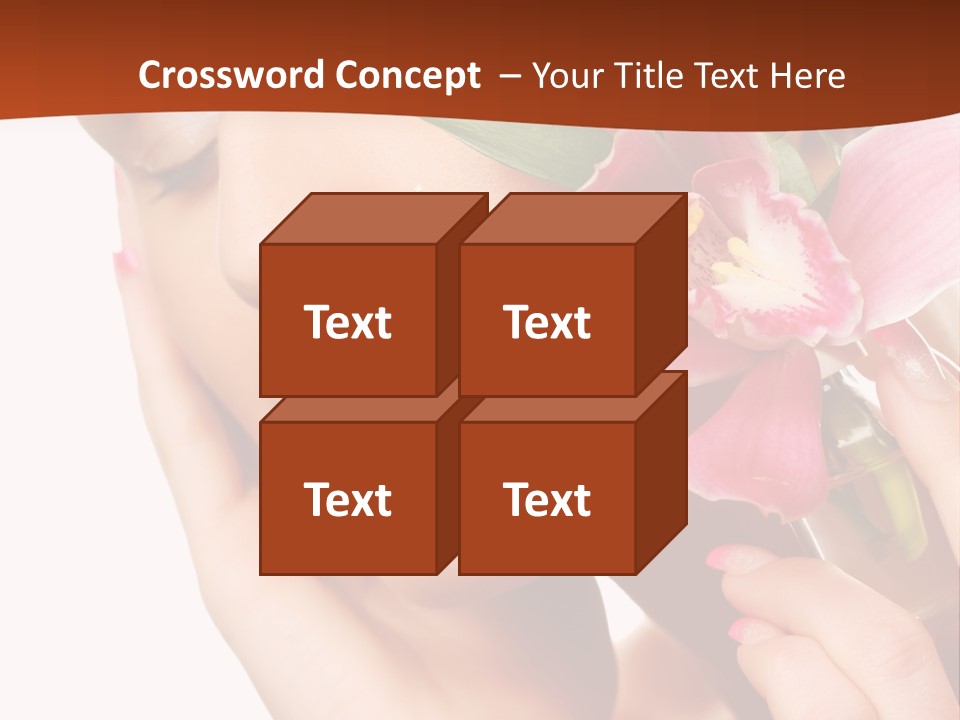 Nature Clean Orchid PowerPoint Template