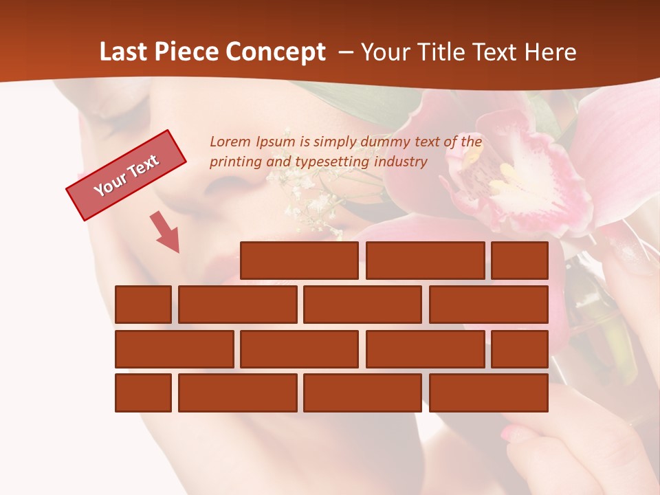 Nature Clean Orchid PowerPoint Template